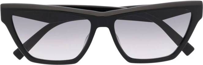 Saint Laurent Eyewear Zonnebril met vierkant montuur Zwart