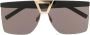 Saint Laurent Eyewear Zonnebril met vierkant montuur Zwart - Thumbnail 1