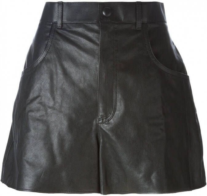Saint Laurent flared shorts Zwart