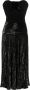 Saint Laurent Fluwelen jurk Zwart - Thumbnail 1