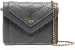 Saint Laurent Gaby gewatteerde tas Grijs