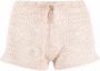 Saint Laurent Gehaakte shorts Beige - Thumbnail 1