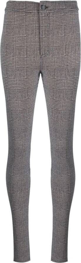 Saint Laurent Geruite broek Zwart