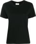 Saint Laurent Getailleerd T-shirt Zwart - Thumbnail 1