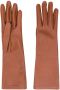 Saint Laurent Handschoenen van lamsleer Bruin - Thumbnail 1