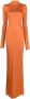 Saint Laurent Maxi-jurk Oranje - Thumbnail 1