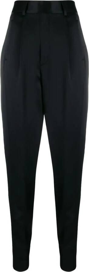 Saint Laurent High waist broek Zwart