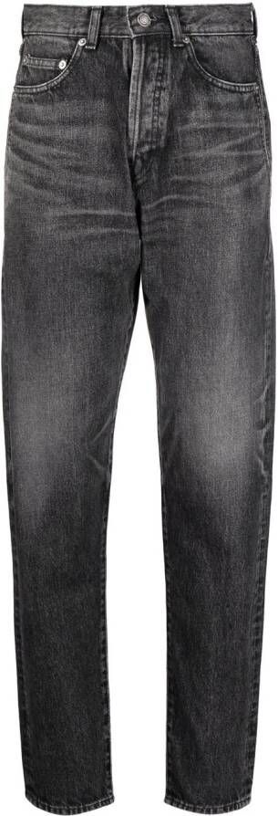 Saint Laurent High waist jeans Zwart