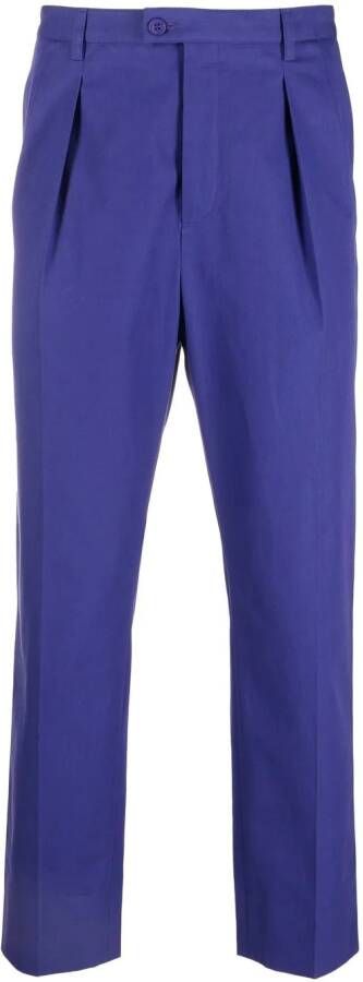 Saint Laurent High waist pantalon Blauw