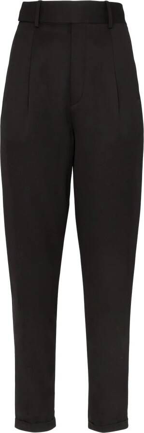 Saint Laurent High-waist pantalon Zwart