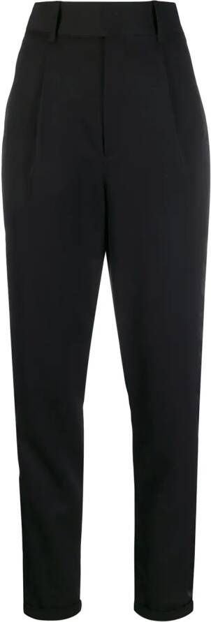 Saint Laurent High-waist pantalon Zwart