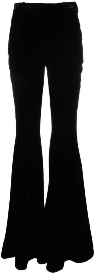Saint Laurent High waist broek Zwart