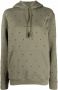 Saint Laurent Hoodie verfraaid met ringlets Groen - Thumbnail 1