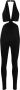 Saint Laurent Jumpsuit met halternek Zwart - Thumbnail 1