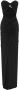 Saint Laurent Jurk met sweetheart hals Zwart - Thumbnail 1