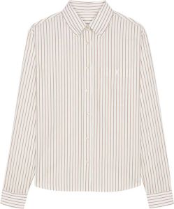 Saint Laurent Katoenen blouse Wit