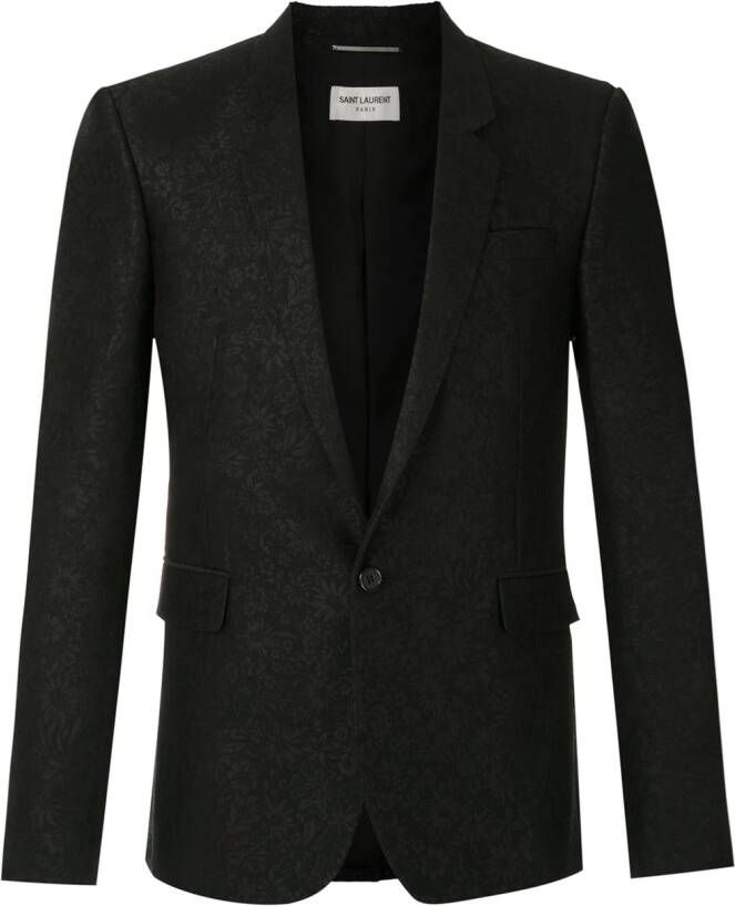 Saint Laurent Klassiek colbert Zwart