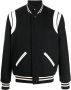 Saint Laurent Teddy bomber jacket Zwart - Thumbnail 1