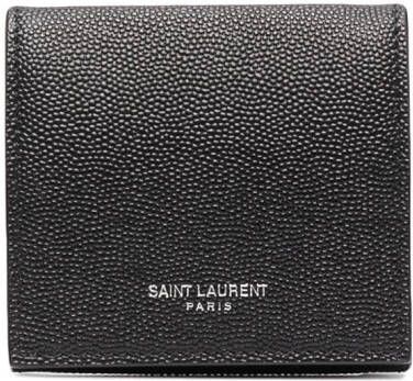 Saint Laurent Kleine portemonnee Zwart