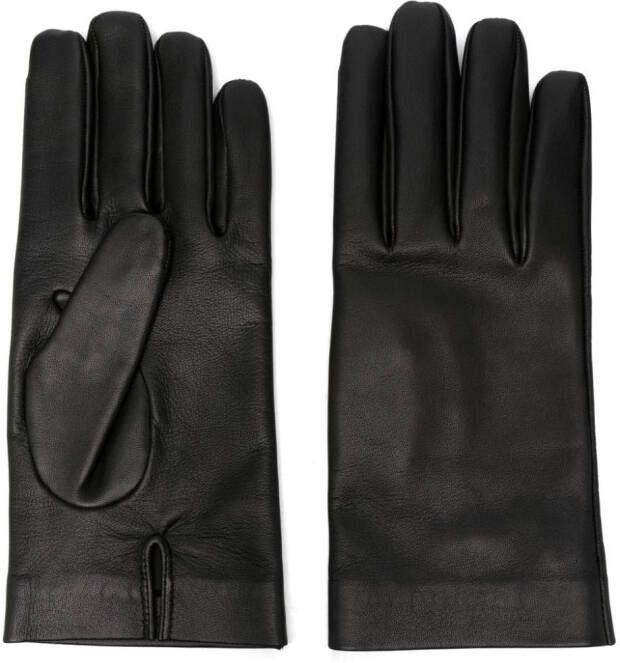 Saint Laurent Leren handschoenen Zwart