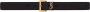 Saint Laurent Leren riem Zwart - Thumbnail 1