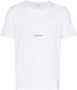 Saint Laurent T-shirt met logoprint Wit - Thumbnail 1