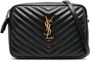 Saint Laurent Lou gewatteerde crossbodytas Zwart - Thumbnail 1