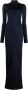 Saint Laurent Maxi-jurk met lange mouwen Blauw - Thumbnail 1