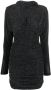 Saint Laurent Mini-jurk met glitter Zwart - Thumbnail 1