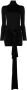 Saint Laurent Mini-jurk met roos applicatie Zwart - Thumbnail 1