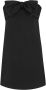 Saint Laurent Mini-jurk met strikdetail Zwart - Thumbnail 1