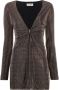 Saint Laurent Mini-rok met studs Zwart - Thumbnail 1
