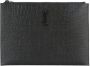 Saint Laurent Monogram zip pouch Zwart - Thumbnail 1