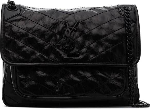 Saint Laurent Niki tas met hengsel Zwart