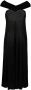 Saint Laurent Off-shoulder jurk Zwart - Thumbnail 1