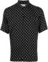 Saint Laurent Overhemd met abstracte print Zwart - Thumbnail 1