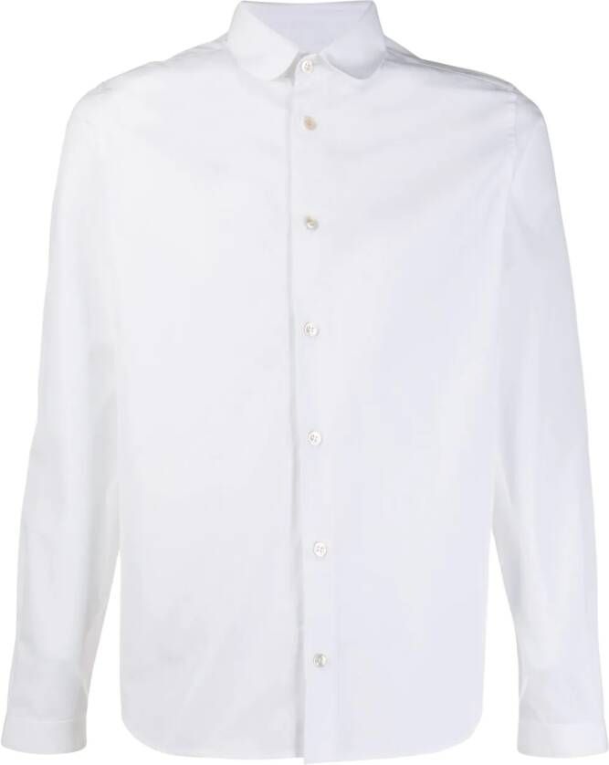 Saint Laurent Overhemd met Peter Pan kraag Wit