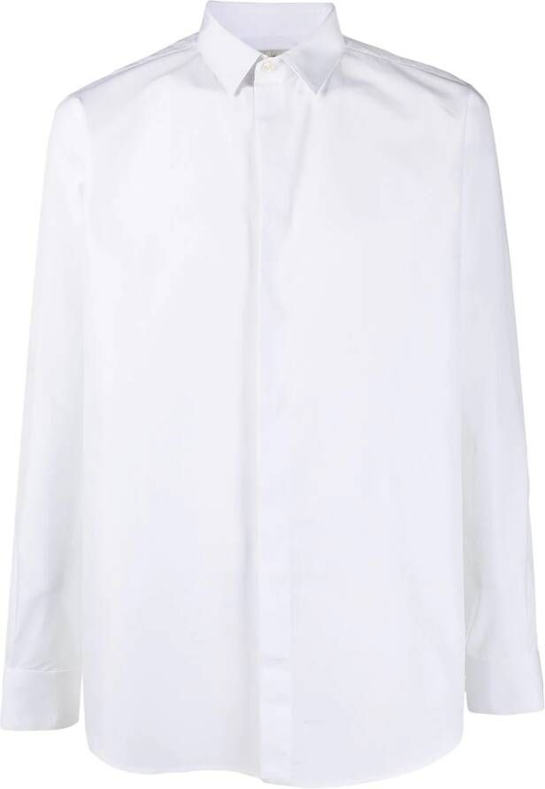 Saint Laurent Overhemd van popeline Wit