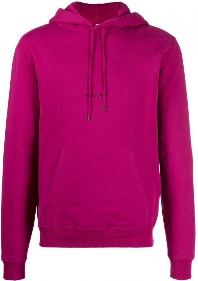 Saint Laurent Oversized hoodie Roze