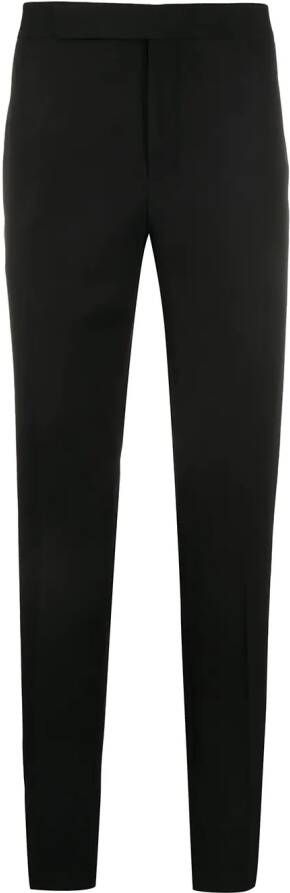 Saint Laurent Pantalon met zijstreep Zwart
