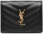 Saint Laurent Pasjeshouder met logoplakkaat Zwart - Thumbnail 1