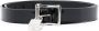 Saint Laurent Leren riem Zwart - Thumbnail 1