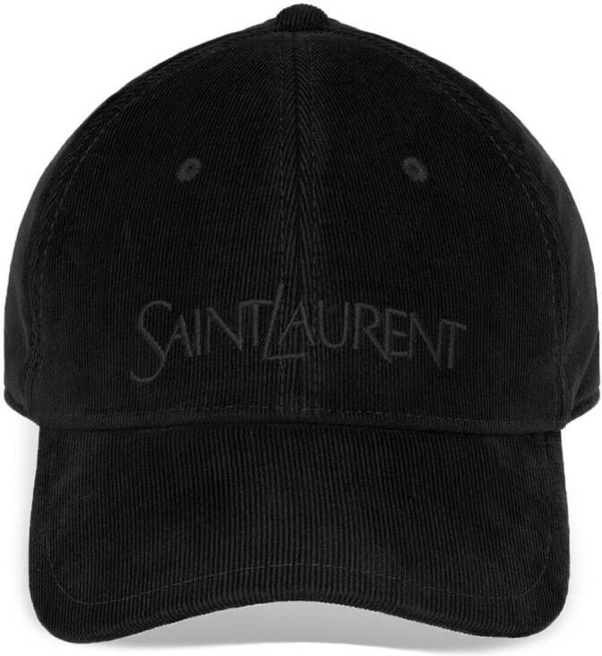 Saint Laurent Pet met geborduurd logo Zwart