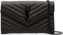 Saint Laurent Classic Cassandre portemonnee met ketting Zwart - Thumbnail 1