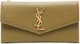 Saint Laurent Portemonnee met monogram Groen - Thumbnail 1