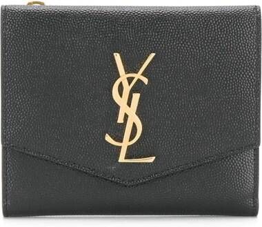 Saint Laurent Portemonnee Zwart