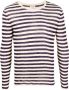 Saint Laurent Ribgebreide trui Paars - Thumbnail 1