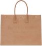 Saint Laurent Rive Gauche leren shopper Beige - Thumbnail 1