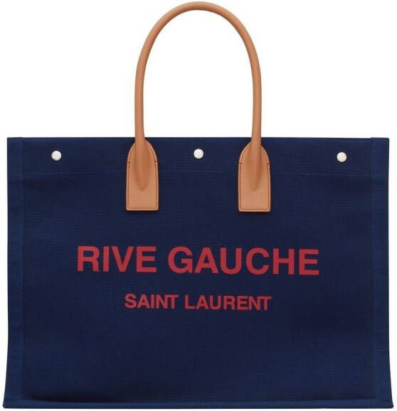 Saint Laurent Rive Gauche shopper Blauw