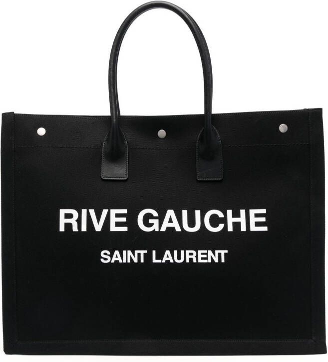 Saint Laurent Rive Gauche shopper Zwart